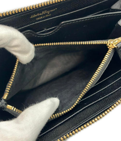 Salvatore Ferragamo ラウンドファスナー長財布 ヴァラ レディース サルヴァトーレフェラガモ