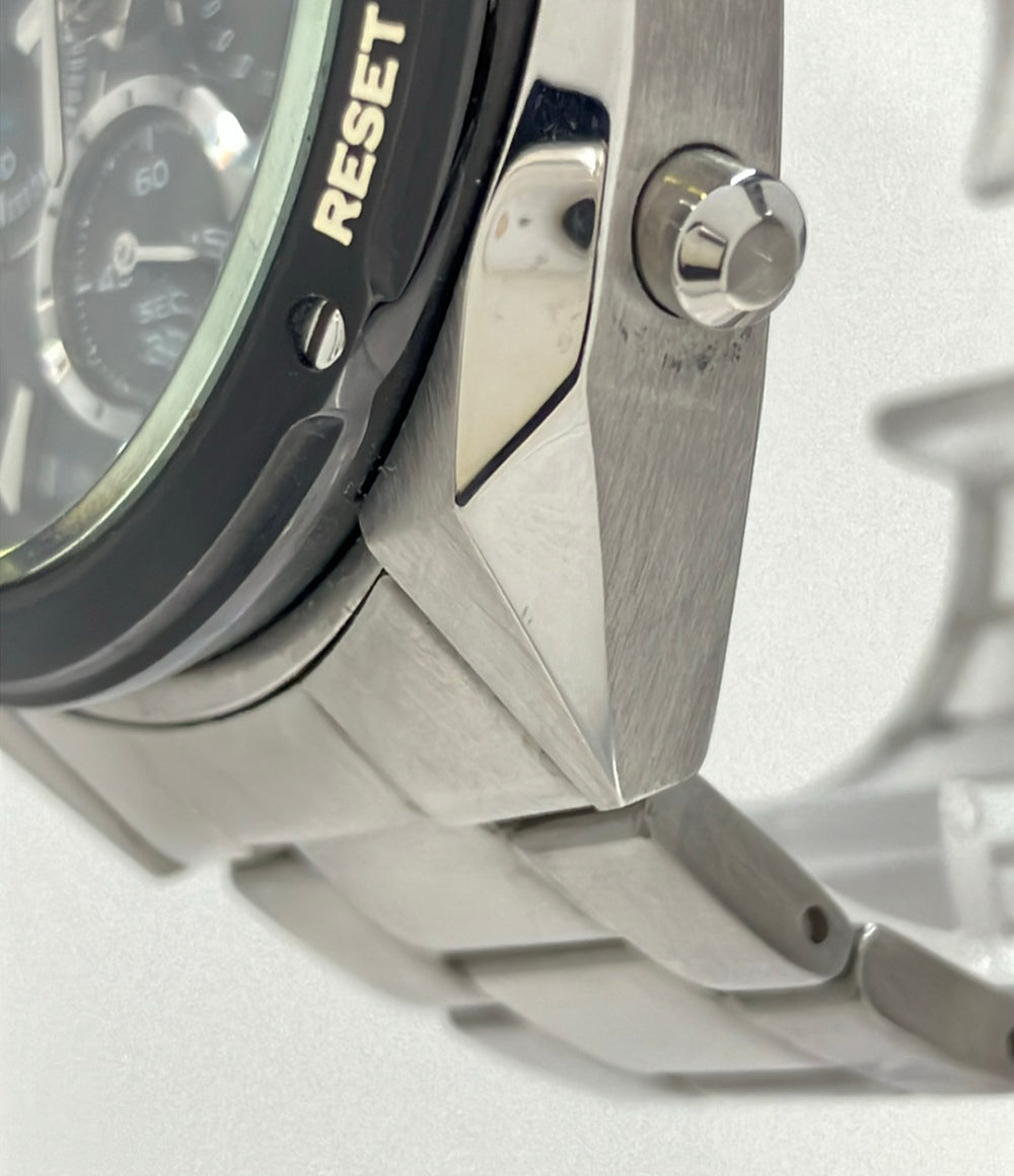SEIKO 腕時計 WIRED クオーツ ブラック VK63-KJB0 メンズ セイコー