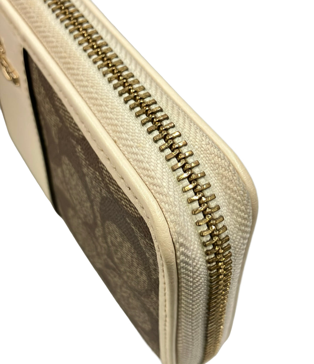 COACH ラウンドファスナー長財布 シグネチャー F54630 レディース コーチ