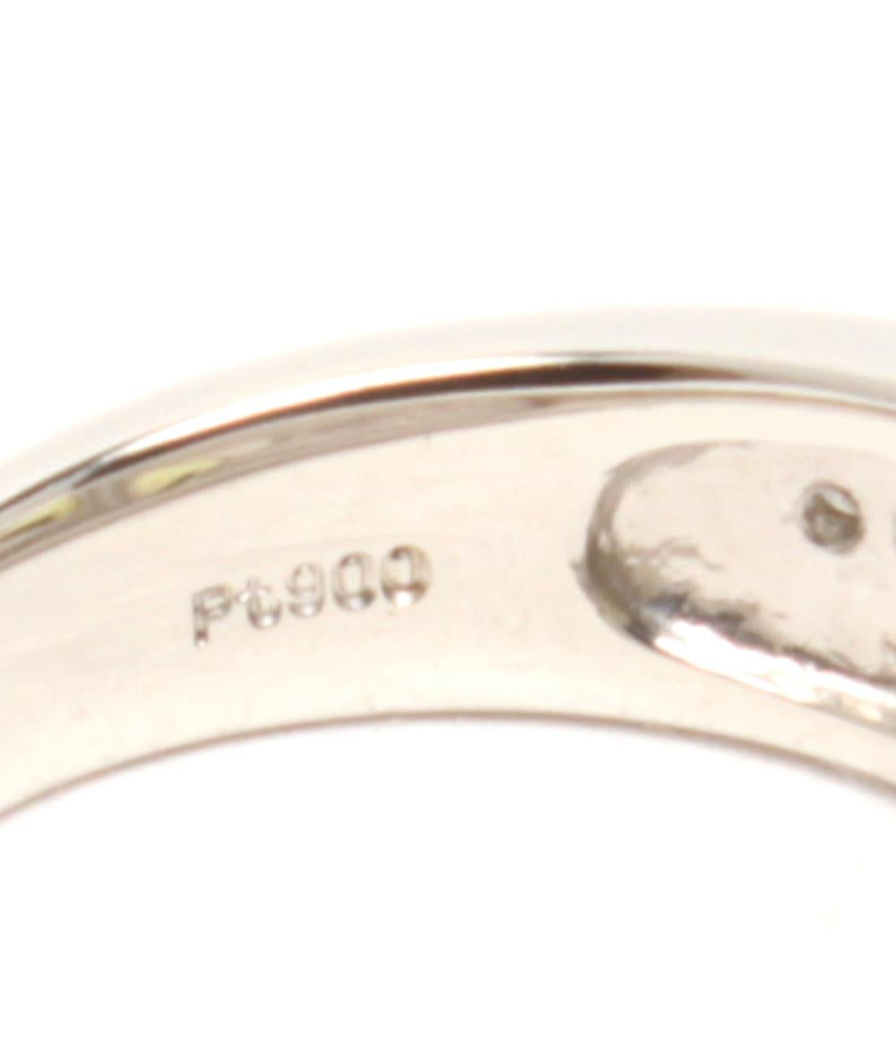 美品 リング 指輪 Pt900 ダイヤ 0.48ct トルマリン 0.88ct レディース SIZE 12号