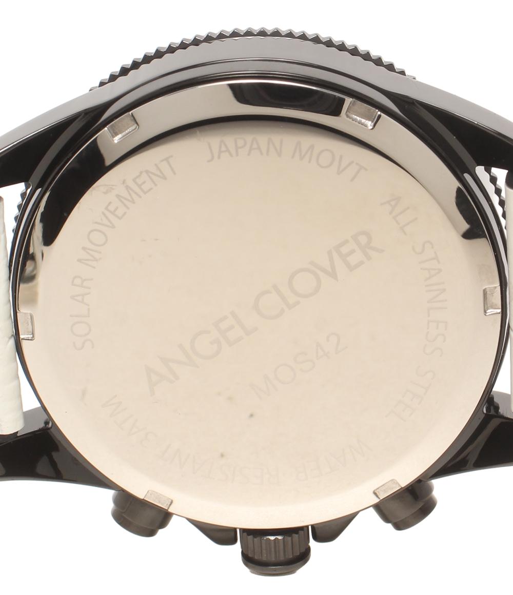 Angel Clover 腕時計 ソーラー ブラック MOS42 メンズ エンジェルクローバー