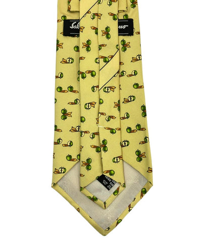 美品 サルヴァトーレフェラガモ ネクタイ シルク100% メンズ Salvatore Ferragamo