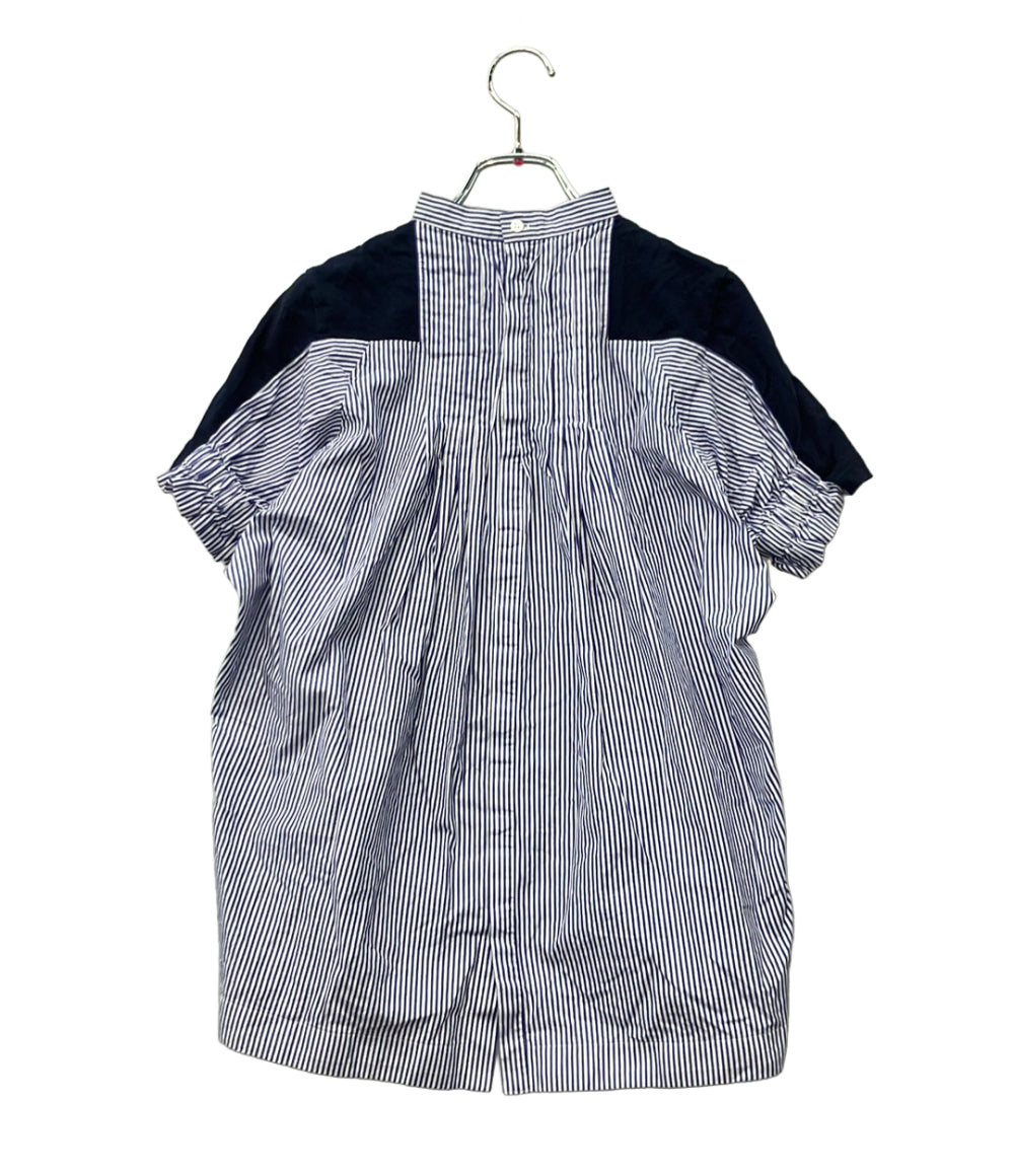 Sacai 半袖シャツ コットン バックボタン コットン SCW-022 レディース SIZE 1 (S) サカイ