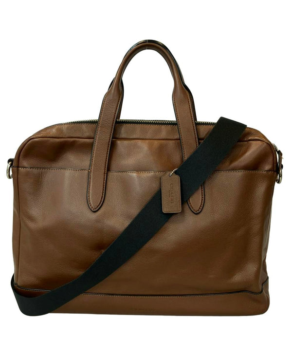 COACH 2way ブリーフケース ターンロック レガシー ネイビー ブラウン COACH 2wayブリーフケース ショルダーバッグ F22529 メンズ コーチ