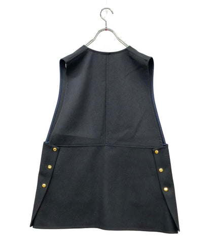 Drawer ジレ ベストウールケヌキジレ 38  スクエアVネック 22AW 6521-299-1037 レディース SIZE 36 (XS) ドゥロワー