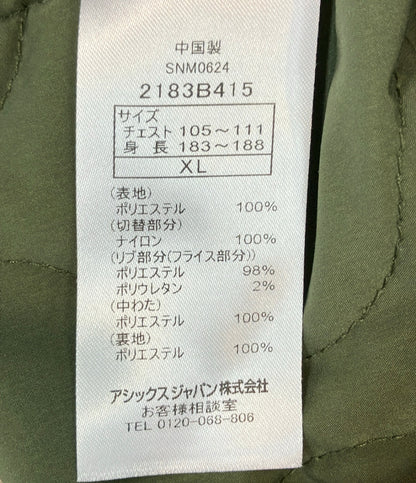 ONITSUKA TIGER キルティングジャケット 24AW QUILTED JACKET カーキ 2183B415 メンズ SIZE XL オニツカタイガー