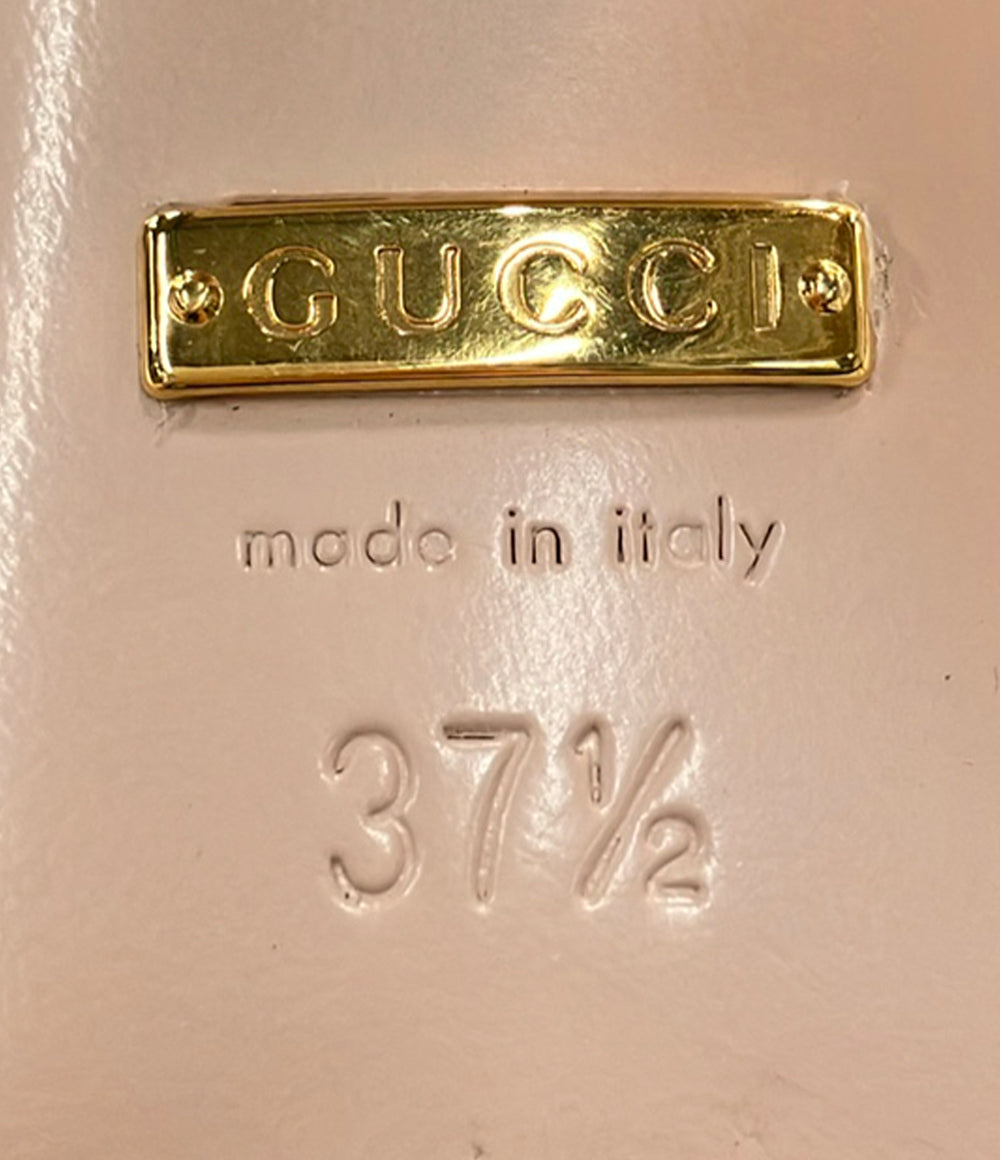 GUCCI スクウェアカットパンプス ブロンディ 700053 レディース SIZE 37 1/2 グッチ