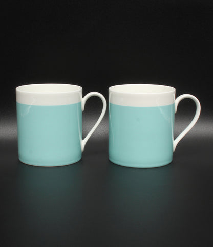 TIFFANY&Co. マグカップ 2点セット ペア カラーブロック ティファニー