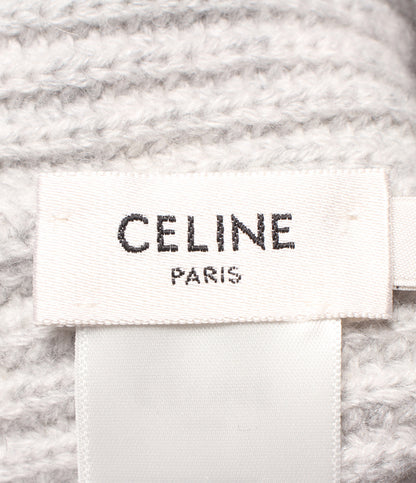 美品 CELINE ニット帽 カシミヤ100％ トリオンフ レディース メンズ SIZE TU セリーヌ