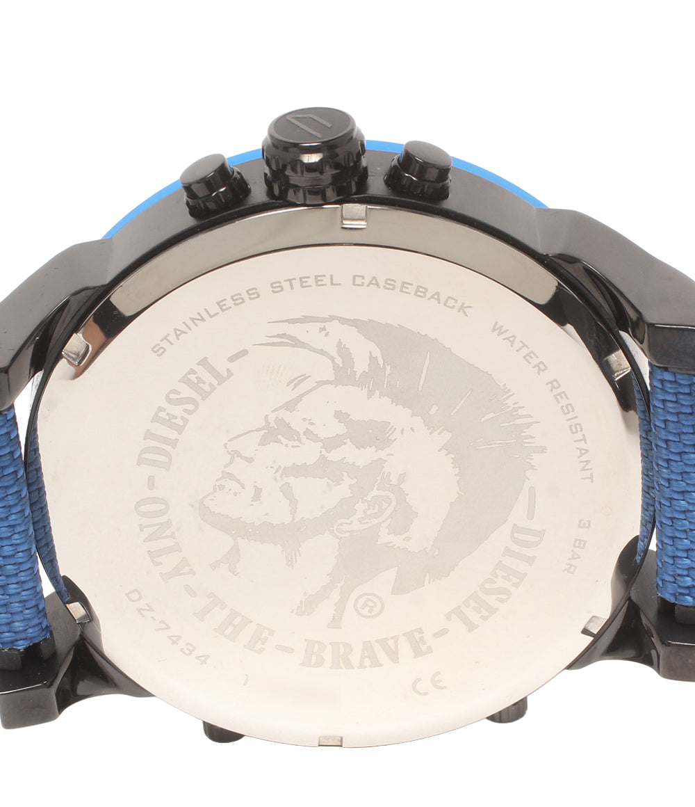 DIESEL 腕時計 ミスターダディ クオーツ ブラック DZ-7434 メンズ ディーゼル