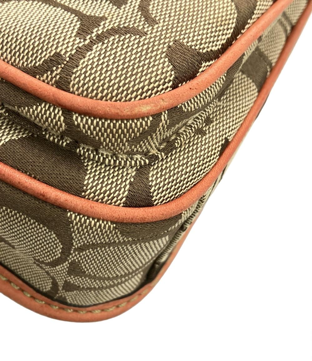 COACH ショルダーバッグ 斜め掛け キャンバスレザー シグネチャー 11593 レディース コーチ