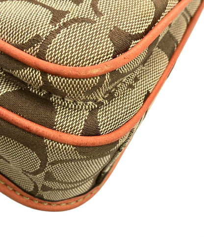 COACH ショルダーバッグ 斜め掛け キャンバスレザー シグネチャー 11593 レディース コーチ