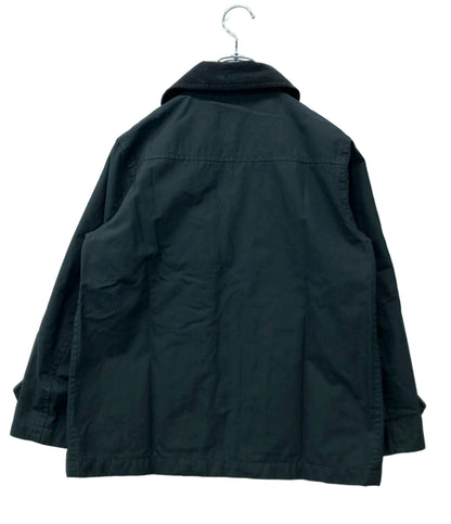 FRED PERRY ブルゾン オイルドジャケット  xThe British Millerain 襟コーデュロイ ダブルジップ ロゴ刺繍 F2338 メンズ SIZE S フレッドペリー