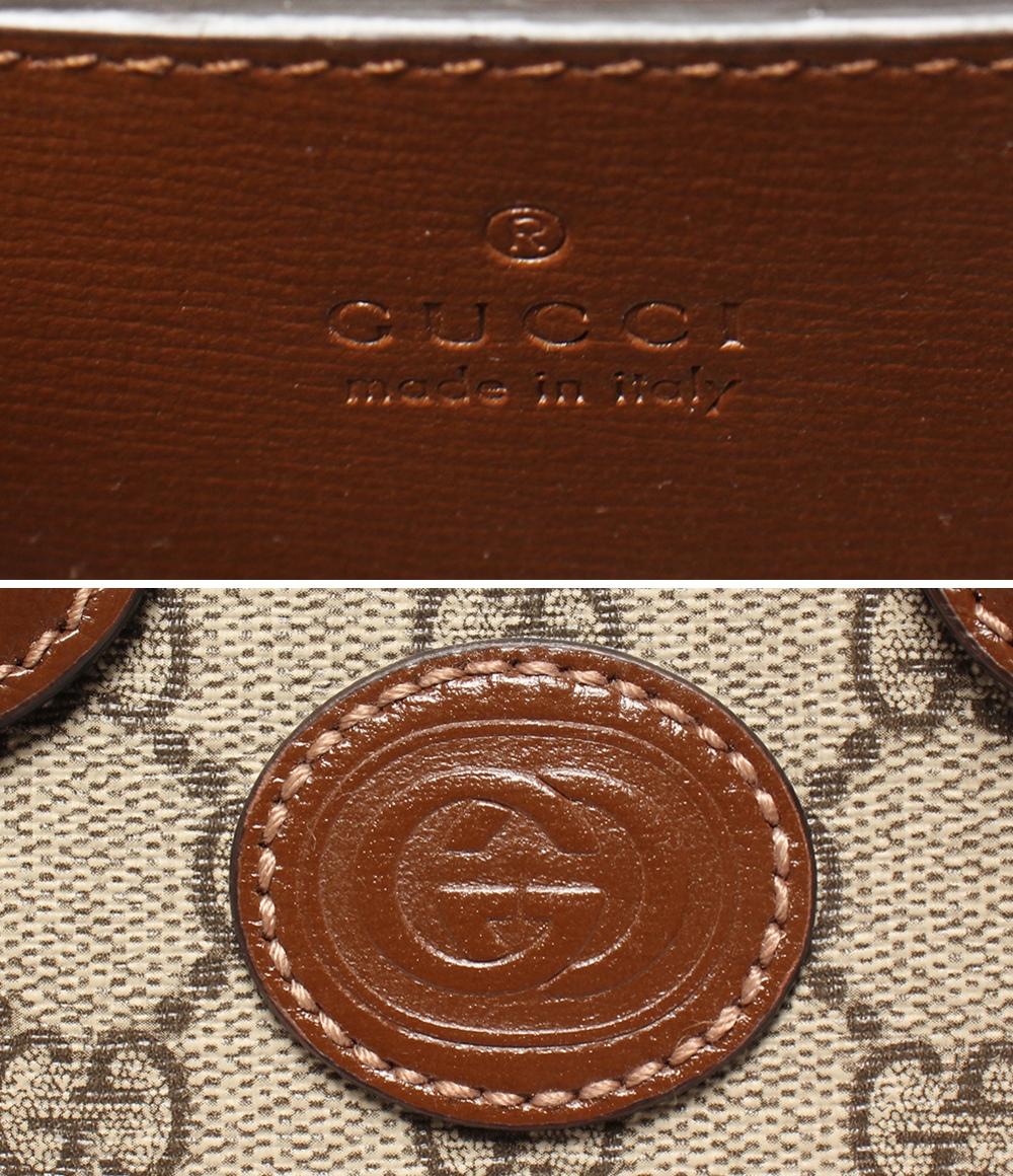 美品 グッチ 2wayハンドバッグ ショルダーバッグ 斜め掛け GGスプリーム 671623 92TCG 8563 レディース GUCCI