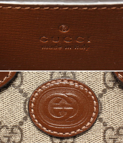 美品 グッチ 2wayハンドバッグ ショルダーバッグ 斜め掛け GGスプリーム 671623 92TCG 8563 レディース GUCCI