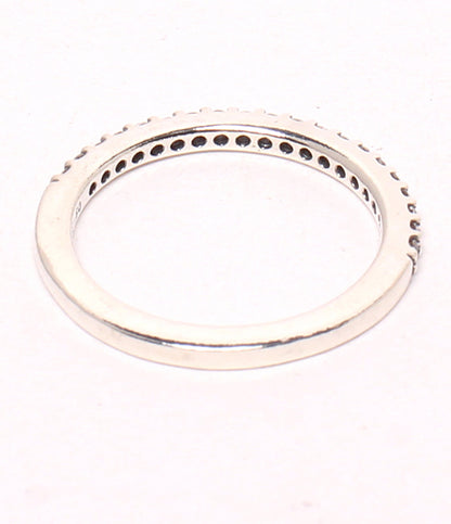 美品 PANDORA リング 指輪 SV925 ハーフエタニティ レディース SIZE 10号 パンドラ