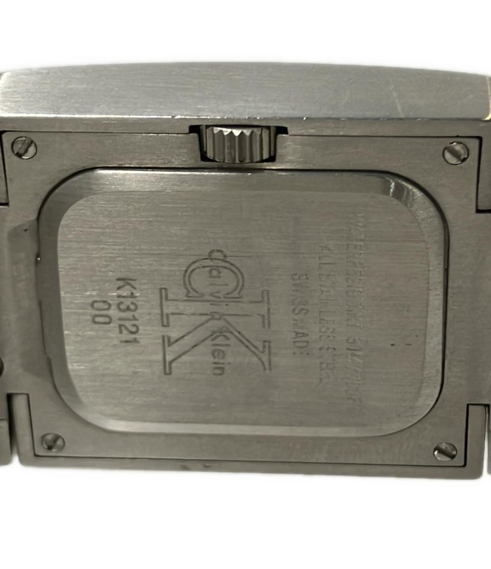 Calvin klein 腕時計 クオーツ ブラック K13121 レディース カルバンクライン