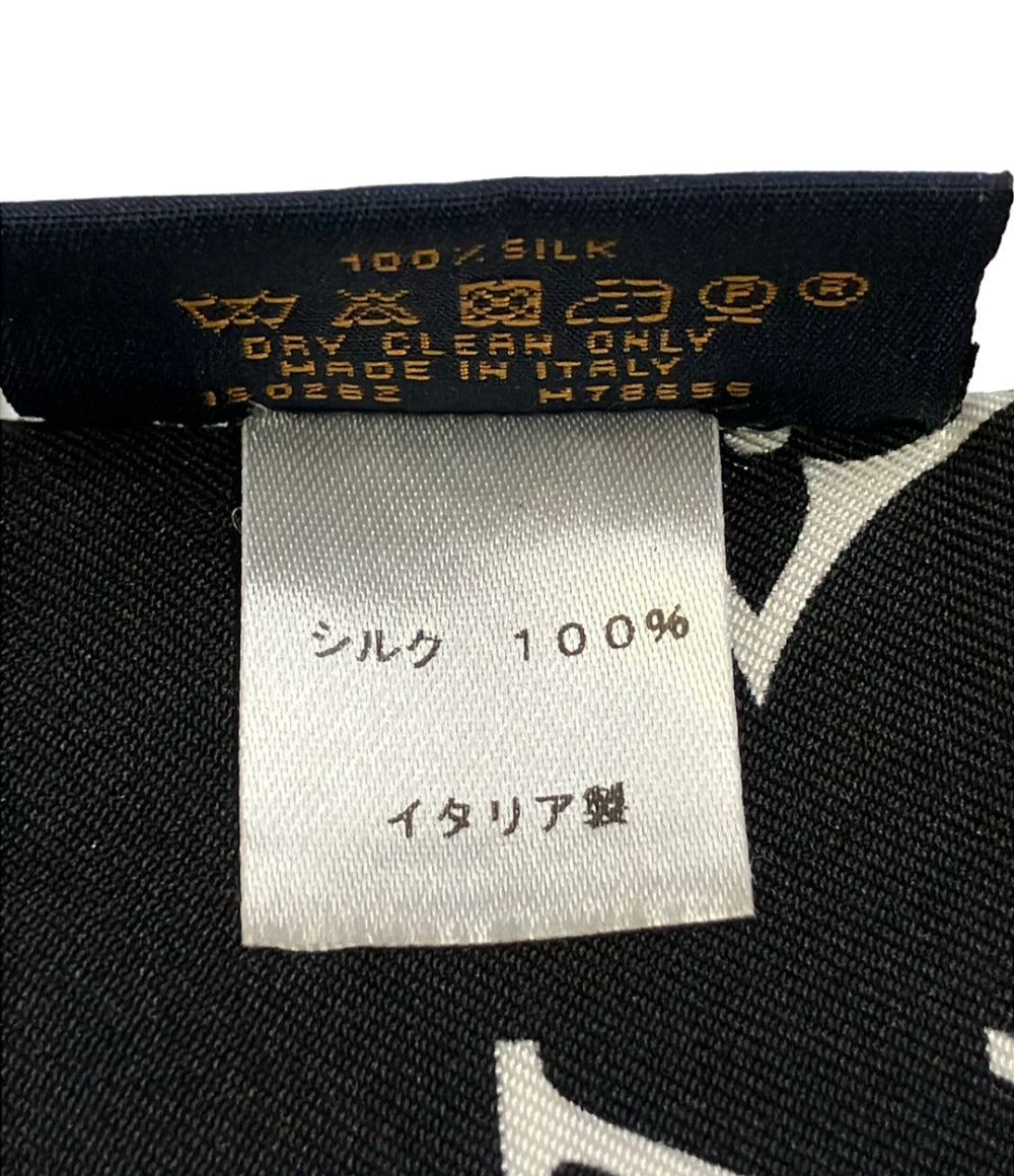 LOUIS VUITTON スカーフ シルク100% バンドー モノグラム コンフィ