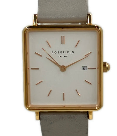 ROSEFIELD 腕時計 クオーツ ホワイト レディース ローズフィールド