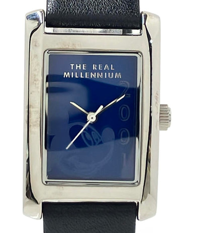 ディズニー ③-124  602 Disney腕時計 2001 THE  REAL  MILLENNIUM クオーツ ブルー レディース