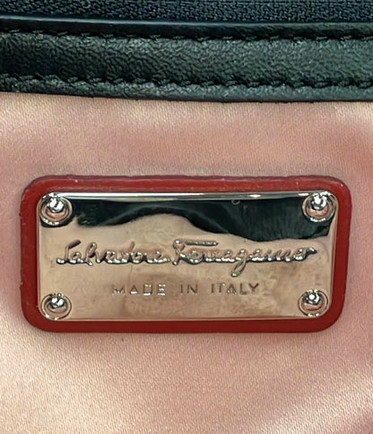 美品 Salvatore Ferragamo キルティング チェーンショルダーバッグ 斜め掛け ヴァラ レディース サルヴァトーレフェラガモ