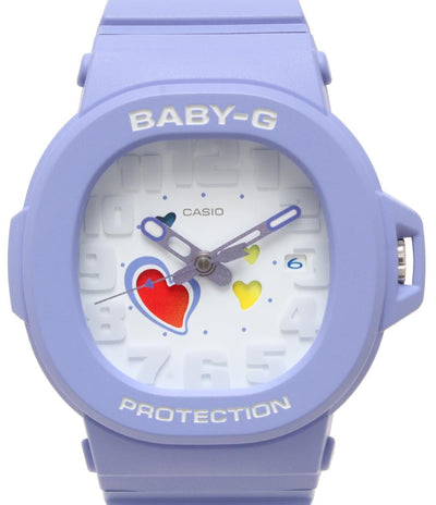 美品 カシオ 腕時計 PLAYFUL HEARTS Baby-G クオーツ ホワイト BGA-10 レディース CASIO