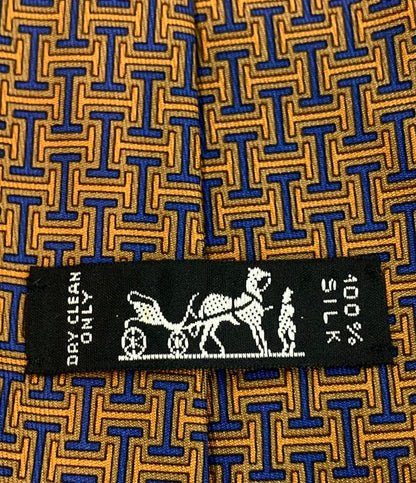 美品 エルメス ネクタイ シルク100% メンズ HERMES