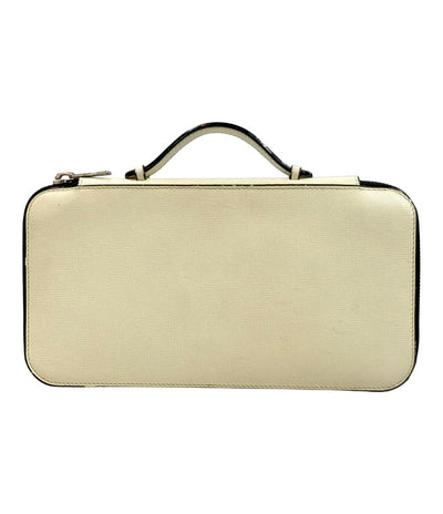 ヴァレクストラ ラウンドファスナー長財布 ハンドル付き メンズ Valextra