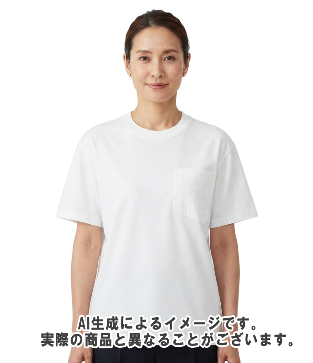 美品 HERMES 半袖Tシャツ タピドゥセル 6H4635DA レディース メンズ SIZE 40 (M) エルメス