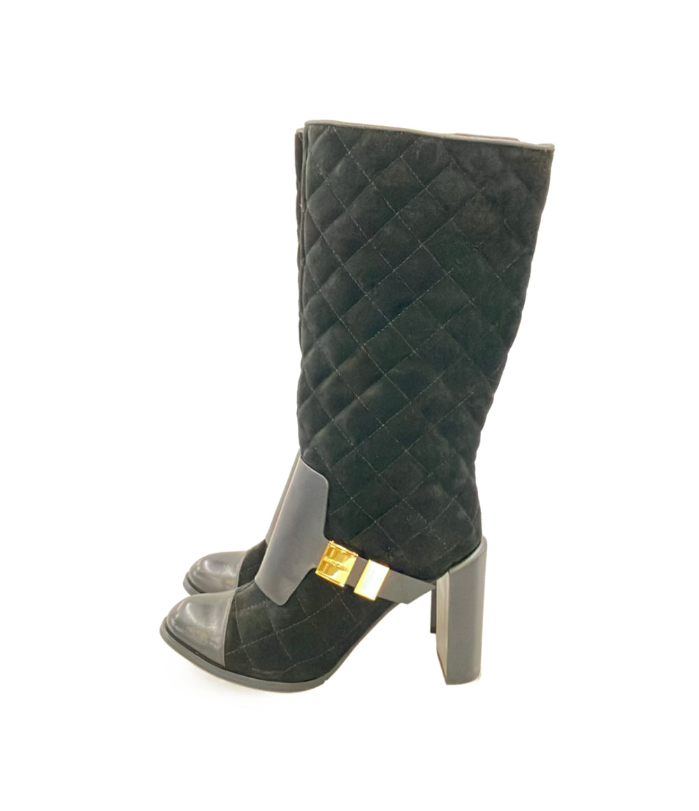SEE BY CHLOE ロングブーツ キルティング レディース SIZE 36 (23.5cm) シーバイクロエ