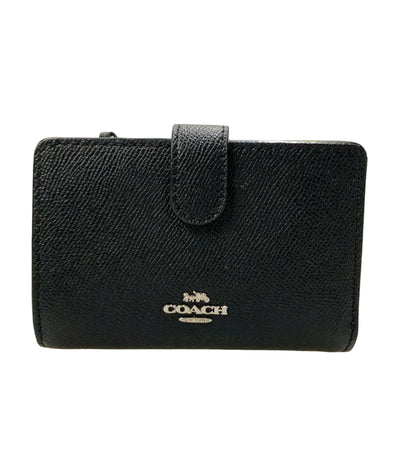 美品 COACH 二つ折り財布 PVC レザー F11484 レディース コーチ