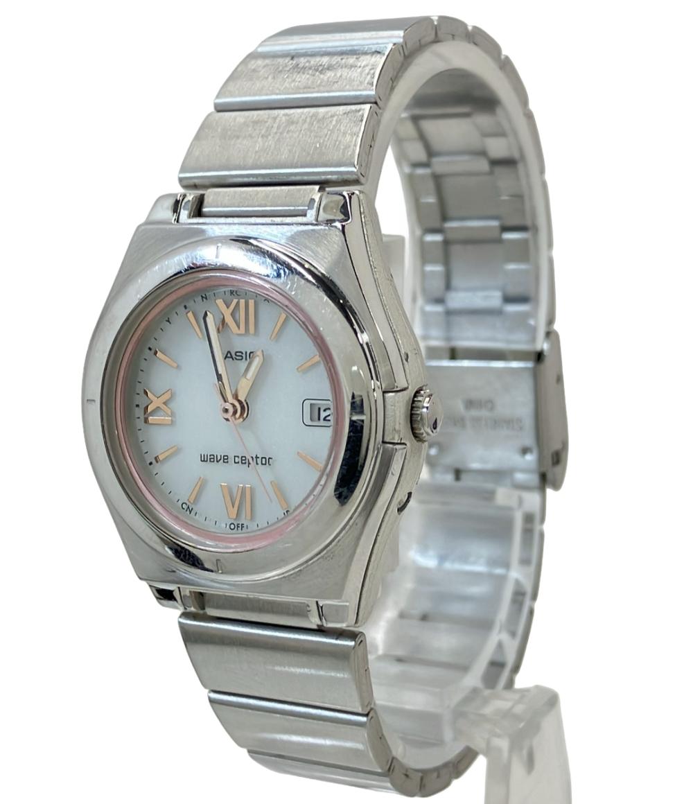 カシオ 腕時計 ウェーブセプター ソーラー ホワイト LWQ-10 レディース CASIO