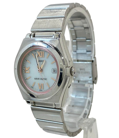 カシオ 腕時計 ウェーブセプター ソーラー ホワイト LWQ-10 レディース CASIO