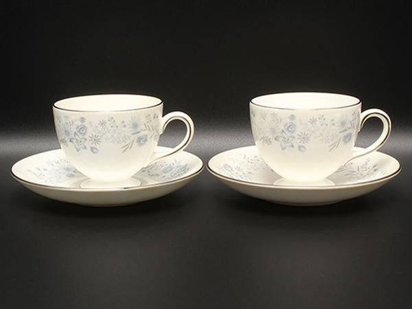 WEDGWOOD カップ＆ソーサー 2客セット ペア ベル フルール BELLE FLEUR