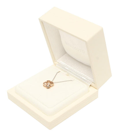 美品 MIKIMOTO ネックレス K18 ダイヤ0.09ct ダンシングストーン レディース ミキモト