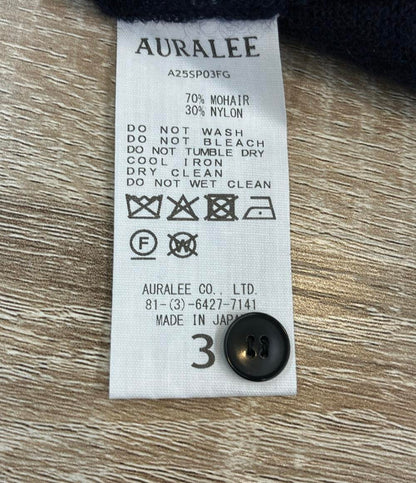 AURALEE 半袖ポロシャツ MOHAIR SHEER KNIT A25SP03FG メンズ SIZE 3 (L) オーラリー
