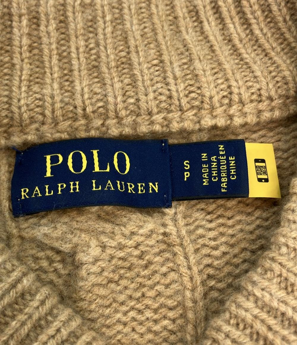POLO RALPH LAUREN 長袖ニット ウール カシミヤ ケーブル ポニーロゴ