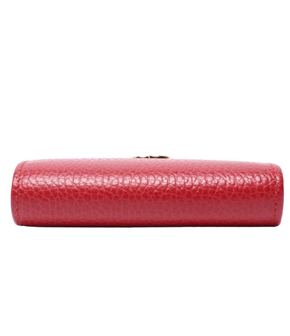 美品 グッチ 二つ折り財布 GGマーモントコンパクトウォレット 456126 レディース GUCCI