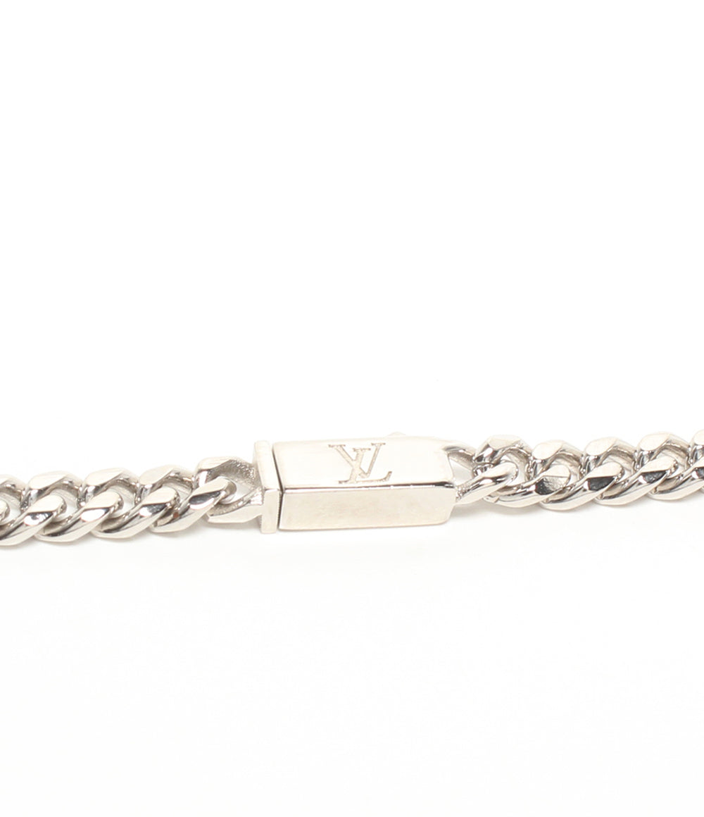 美品 LOUIS VUITTON ネックレス モノグラム ロウ M01490 RM3235 メンズ ルイ・ヴィトン