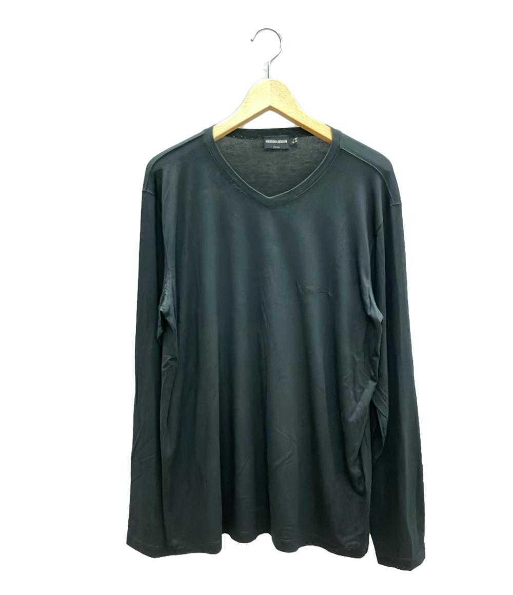 ジョルジオアルマーニ Vネック長袖Tシャツ ロンT メンズ SIZE 54 (XXL) GIORGIO ARMANI