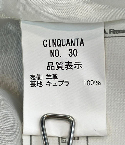 ESTNATION シングル ライダース ラムレザー レディース SIZE 36 (XS) エストネーション