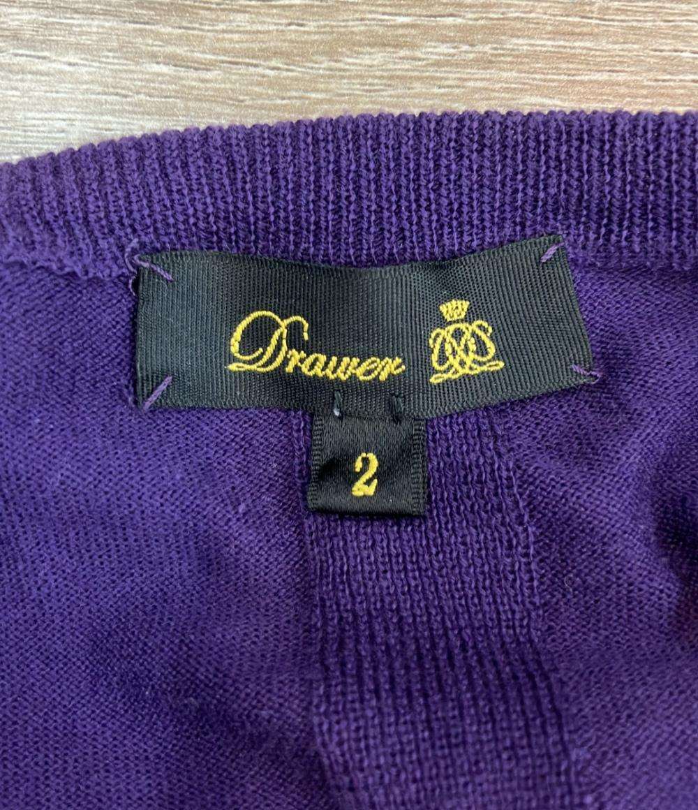 Drawer 長袖ニット 16G クールネック プルオーバー 6513-105-0771 SIZE 2 (M) ドゥロワー