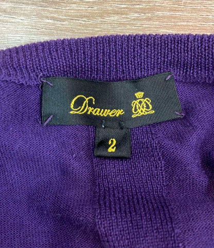 Drawer 長袖ニット 16G クールネック プルオーバー 6513-105-0771 SIZE 2 (M) ドゥロワー