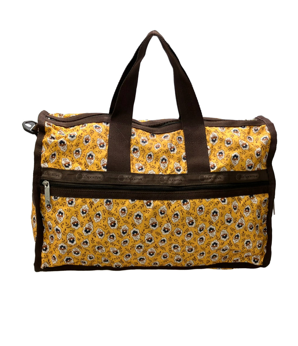 美品 LeSportsac 2way ボストンバッグ ショルダーバッグ 斜め掛け 花柄 レディース レスポートサック