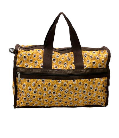 美品 LeSportsac 2way ボストンバッグ ショルダーバッグ 斜め掛け 花柄 レディース レスポートサック