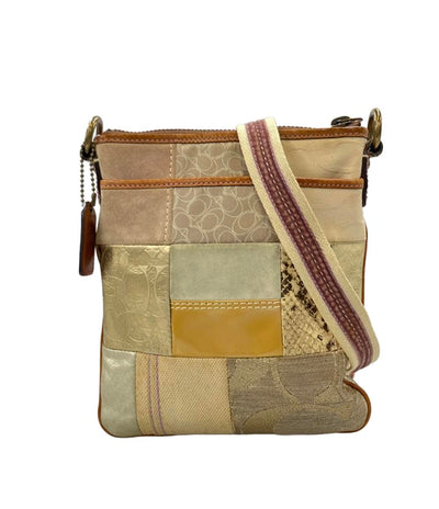 COACH ショルダーバッグ 斜め掛け シグネチャー パッチワーク 10006 レディース コーチ