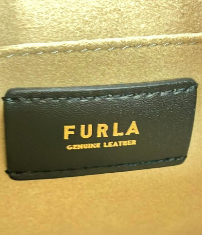 フルラ 2way 巾着レザーハンドバッグ ミニショルダーバッグ 斜め掛け レディース Furla