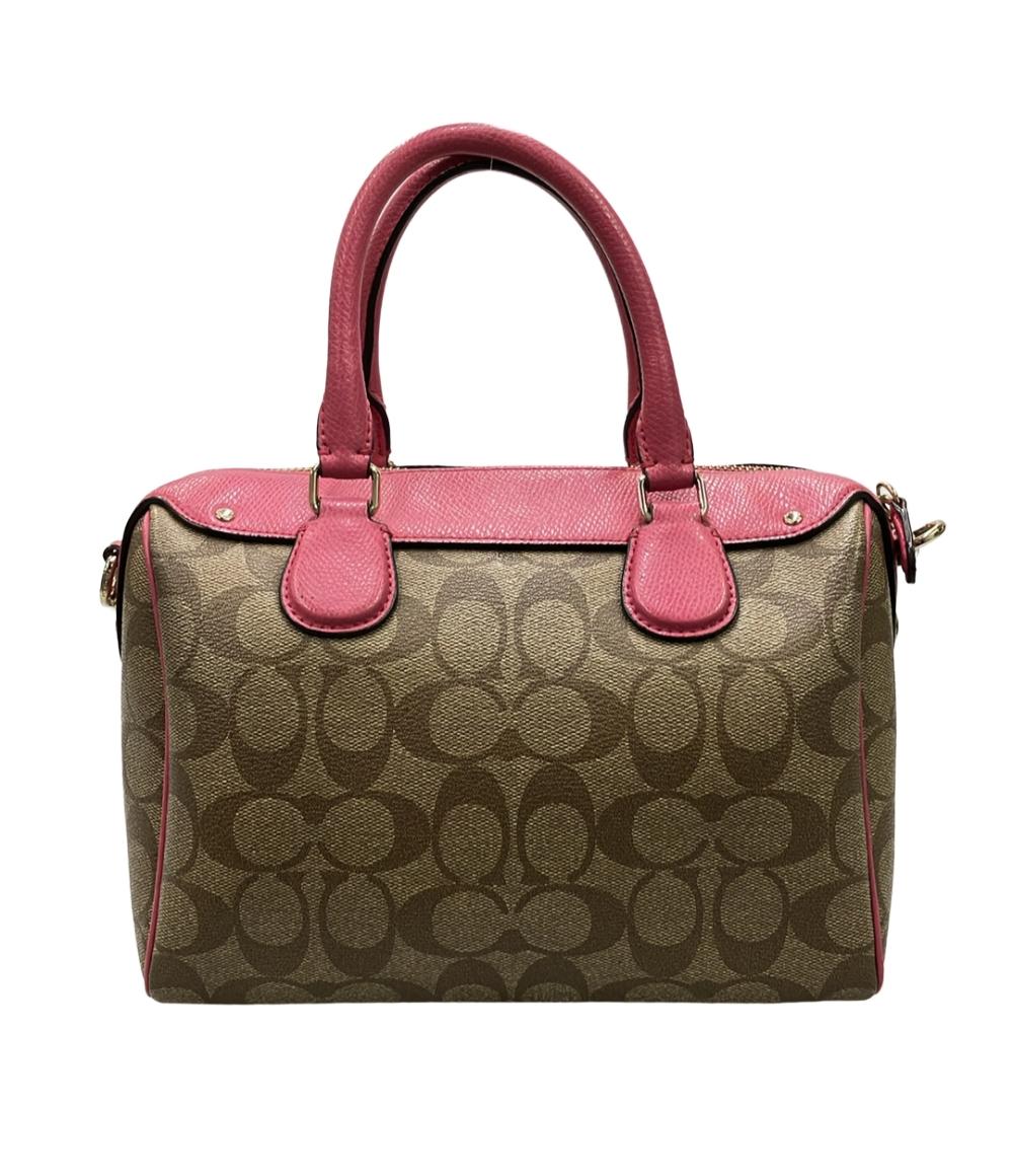 COACH ハンドバッグ ショルダーバッグ 2WAY 斜め掛け シグネチャー PVC F36702 レディース コーチ