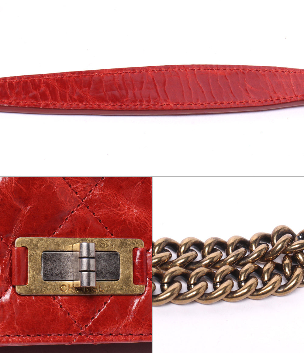 CHANEL ハンドバッグ ショルダーバッグ 肩掛け ゴールド金具 15番台 2.55 リタ エイジドカーフスキン レディース シャネル