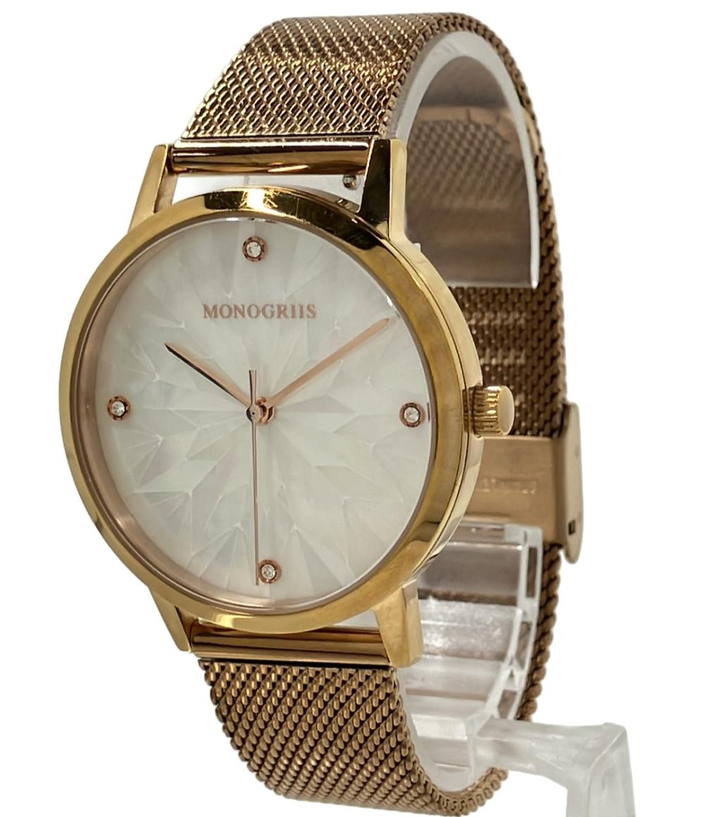 モノグリース 腕時計 クオーツ レディース MONOGRIIS